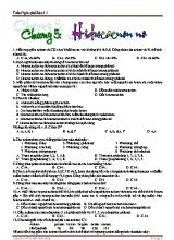 Trắc nghiệm Hóa 11 - Chương 5 Hidrocacnon no